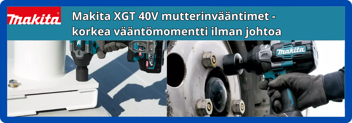 Makita XGT Mutterinvääntimet